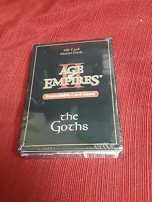 Rare Age Empires 2 II The Goths CCG Tcg Card Game SEALED Theme Starter Deck 2001 • $252.91