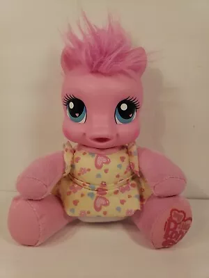 HASBRO MY LITTLE PONY SO SOFT NEWBORN Pinkie Pie 9  TALKING BABY PLUSH DOLL  • $25