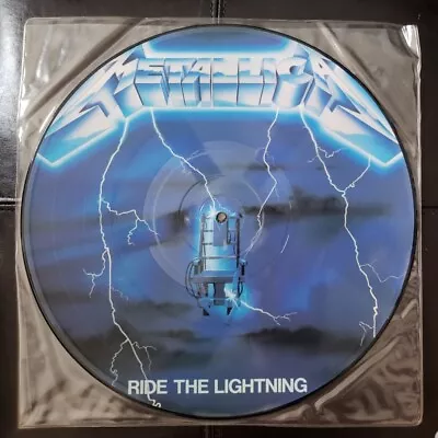 Metallica Ride The Lightning Vinyl Record NM Picture Disc Music For Nations UK • $99.99