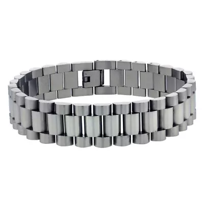 Men Women 16MM Stainless Surgical Steel Watch Band Style Link Bracelet 8.5  • $37.99