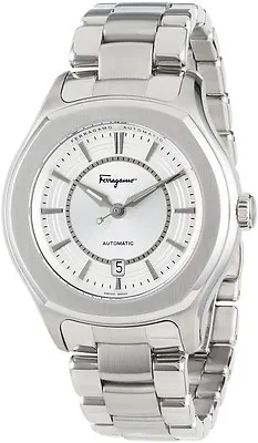 Ferragamo Men's FQ1040013 Lungarno Stainless Steel Swiss Automatic Date Watch • $499.99