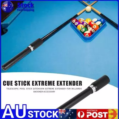 Pool Stick Extension Plastic Pool Stick Extender For 9 Balls Billiards Cue • $14.69