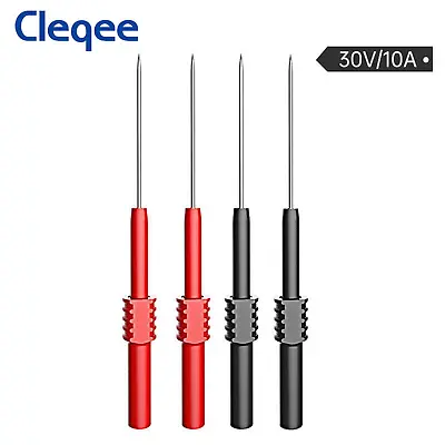 $6.49 • Buy 4PCS Flexible Back Probe Pins Bendable Test Probes For Automotive Wire Piercing