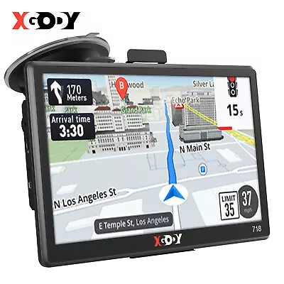 XGODY 7'' Car&Truck GPS Navigator Navigation Free USA + Canada + Mexico Map 2024 • $53.99