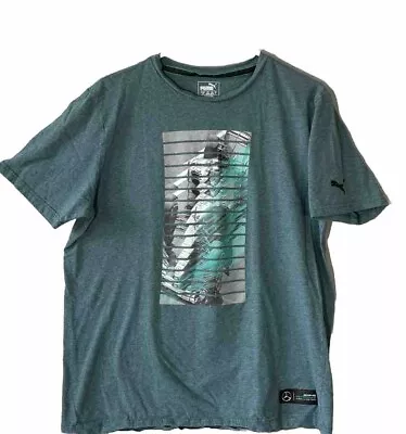 Puma Mercedes Benz AMG Petronas Formula 1 Team T Shirt Size Large • $15.50