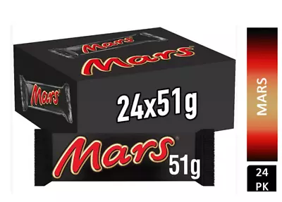 Mars Bar Chocolate Caramel And Bars 24 X 51g Boxed • £18.99