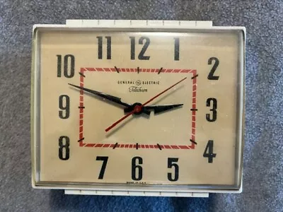 Vintage  GE Electric Telechron Wall Clock Model 2H103S Circa 1957 • $25