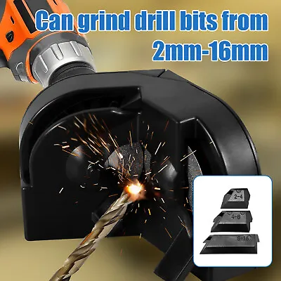 Electric Drill Bit Sharpener High Hardness Grinding Sharpener Twist Drill .g • $34.59