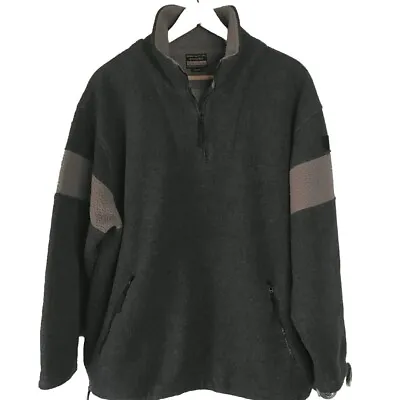 Marlboro Classics Utility Mens Sz XL Gray Fleece Pullover Jacket Sweatshirt  • $34