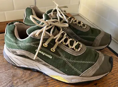 Patagonia Womens Athletic Lace Up Hiking Walking Shoes Green Sz 9 Rare - 678646 • $45.99