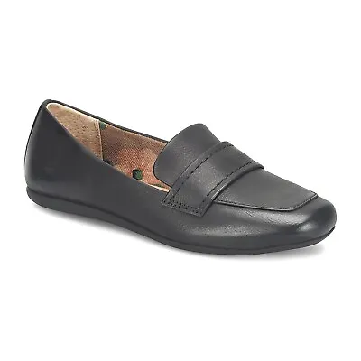 BOC By BORN Piper Black Faux Leather Loafers Sz 10 M New • $29.95