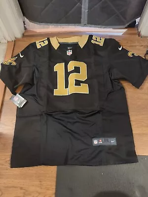 NWT NEW ORLEANS SAINTS #12 Marques Colston NFL Jersey MENS Size 52 NIKE ON FIELD • $79.99