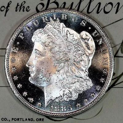 * 1883-cc Dmpl * Solid+ Gem Bu Ms Morgan Silver Dollar * From Original Bank Bag • $699.95