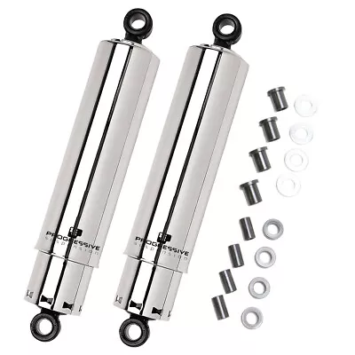 Progressive Suspension 412 Harley Shocks 11.0  Chrome - 412-4070C • $333.95