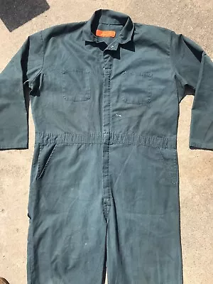 Vintage Red Kap Green Coveralls Size 52 LN Made In USA  • $15