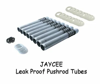 Vw Type1 Billet Jaycee Leak Proof Silver Pushrod Tubes Bug Bus Ghia Super Beetle • $109