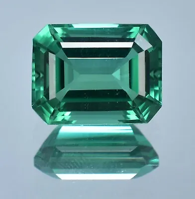 16 X 12 MM 12.55 Ct 100% Natural Green Zambian Emerald Gemstone GIT Certified • $50.11