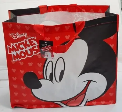 Disney Mickey Mouse Large Reusable Woven Shopping Bag Tote Bag - Brand New • £3.99