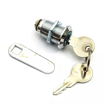 Cam Lock Letterbox File Drawer Arcade Cupboard Mailbox Cabinet Locker 2 Key 25mm • £3.99