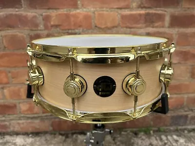 DW Craviotto 14x5.5” Solid Maple Snare Drum W/ Gold Hardware • $1079.01