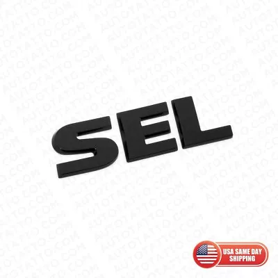 $17.99 • Buy 11-14 VW Jetta SEL Rear Truck Rear Hatch Lid Nmaeplate Badge Emblem Black
