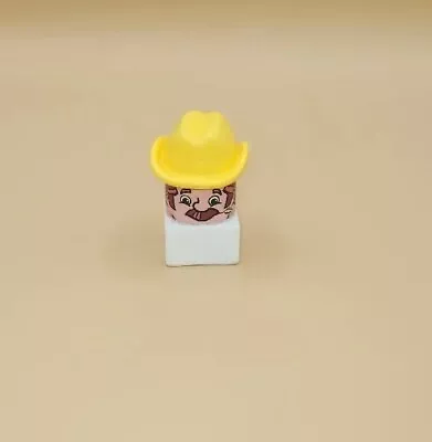 Ritvik 1984 Man In Yellow Hat Figure Mega Bloks Loose Used • $3.50