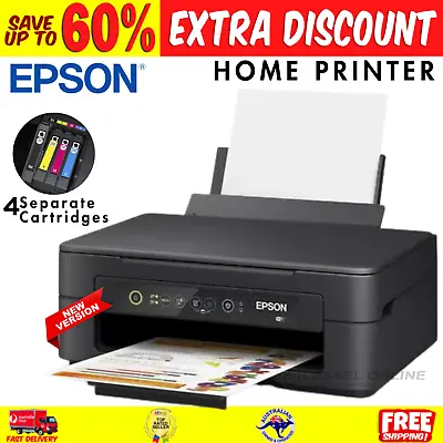 $89.99 • Buy Epson Expression Home Printer Multi-Function Printer Copier Scanner 4 Cartridge
