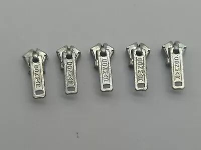 Vintage Lot Of 5 Conmar Silver Color Zipper Pull Pulls Tab Puller LOOK READ 04 • $16.99