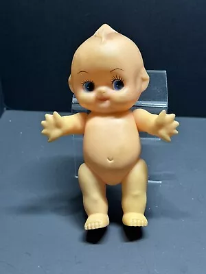 Vintage Kewpie Doll 8  Tall Rubber Made In Hong  Kong Blue Eyes Pointy Fingers • $9.99