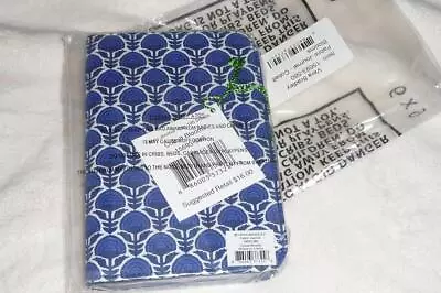 NEW VERA BRADLEY Book FABRIC JOURNAL ~ $16 NWT COBALT BLOOMS Matching Pen • $14.95