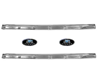 1970~1981 Camaro Firebird Door Sill Scuff Plates Pair Right & Left Side W/Decals • $79.99