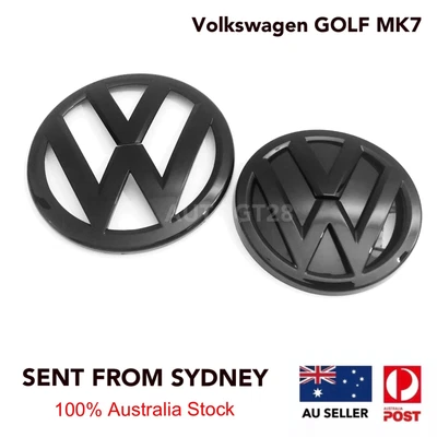 $49.95 • Buy Volkswagen ✅Golf MK7 GTI R Front Rear Replacement Clip On Emblem Badge Set