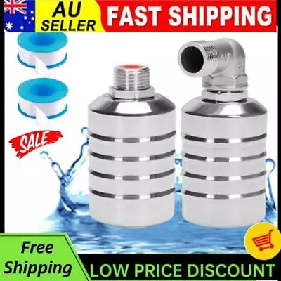 Fully Automatic Water LevKJ Control Float Valve Tap Fittings 304 Stainless Steel • $15.95