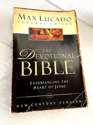 Holy Bible Max Lucado General Editor The Devotional Bible 2003 NCV • $13