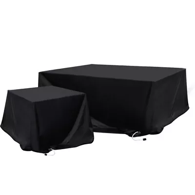 Outdoor Furniture Cover Garden Patio Waterproof Rain UV Table Protector 90-350cm • $34.99