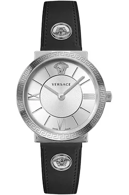 Womens Wristwatch VERSACE VEVE00119 Leather Black IJP • $796.79