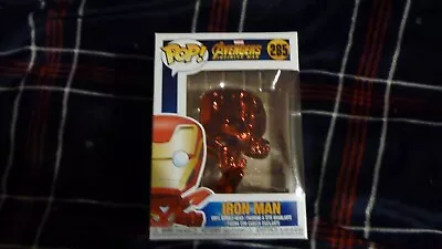 Funko Pop Marvel Red Chrome Iron Man #285 • £7