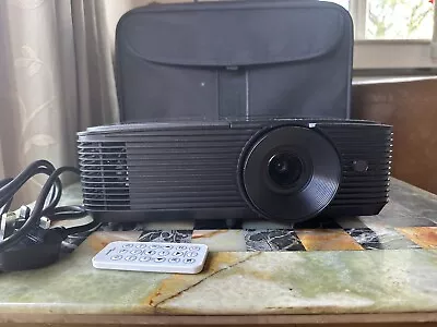 Optoma H185x 3700 Lumens HD 3D Cinema Projector 18h Use Remote • £299