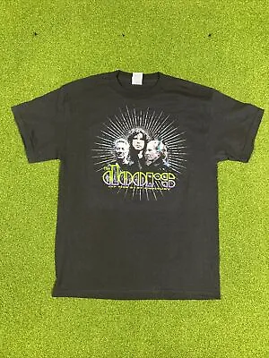 Vintage Jim Morrison The Doors 2005 Tour Band Tee Black T-shirt Size Medium Rare • $18.99