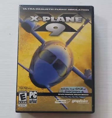 X-Plane 9 PC GAME Ultra Realistic Flight Simulator 30+ Aircraft 6 Discs + Manual • $12.84