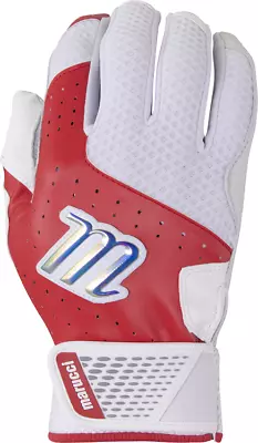 1 Pair 2022 Marucci MBGCRST Crest Batting Gloves Adult Large Red • $26.50