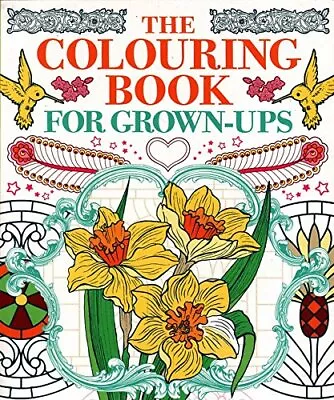 COLOURING BOOK FOR GROWN UPS Book The Cheap Fast Free Post • £3.84