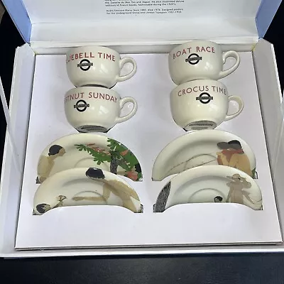 Underground Espresso Cups Set Of 4 Mother & Child Rare Andre Edouard Marty • £39.99