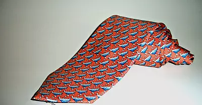 VINEYARD VINES--NEW DESIGNER TIE--USA HANDMADE--IMPORTED SILK--3 5/8 X 58 -- • $6.99