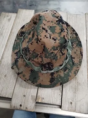 USMC Woodland Marpat Boonie Hat • $13.50