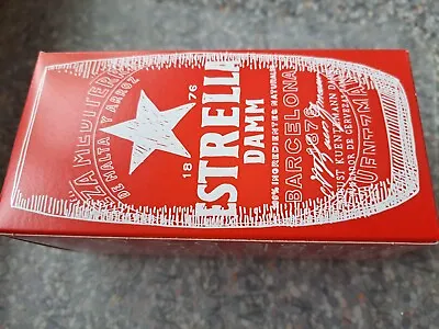 £5 • Buy Estrella Damm Barcelona Home Bar Pub Decor Half Pint Beer Glass