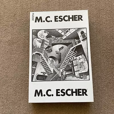 £19.99 • Buy M C ESCHER 1000 Piece Jigsaw 'RELATIVITY' Selegiochi 59 X 55cm - UNCHECKED