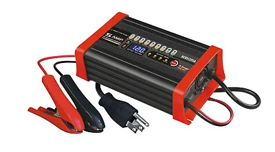 VMAX BC8S1205A 12V 5A Smart 8 Stage Pickup Battery Charger Tender MAINTAINER  • $59.94