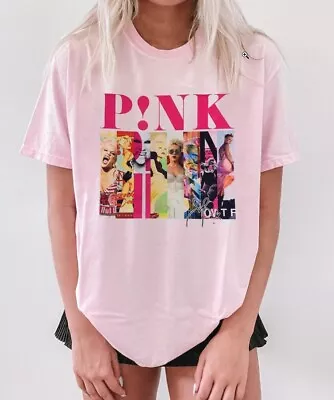 P!Nk Singer Trust Fall Album Tour Shirt P!Nk Pink Summer Carnival 2024 Shirt G • $15.99