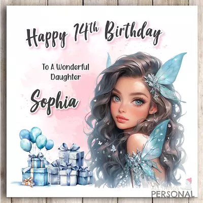 Personalised Birthday Card For Granddaughter Daughter 6th 7th 8th 9th 10th 11th • £2.99